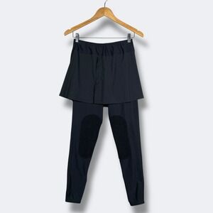 Irideon Riding Wear Riding Pants Skirt Womens M Made in USA Equestrian Black